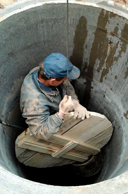 Как мы выполняем чистку колодца в Домодедовском районе