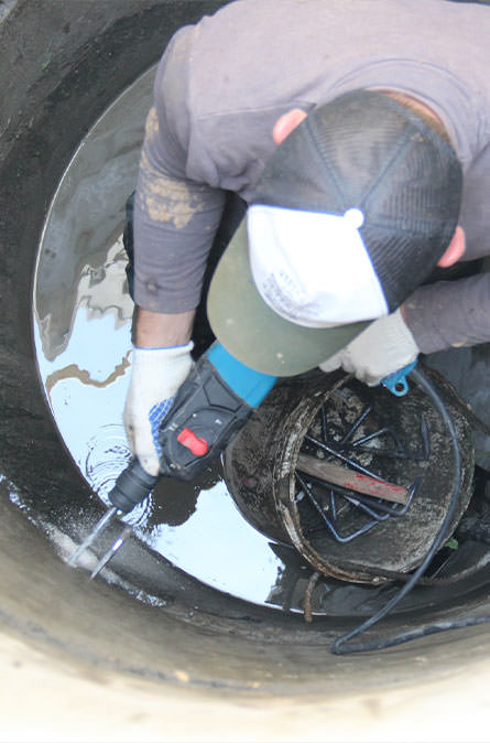Как мы выполняем ремонт колодцев в Домодедовском районе
